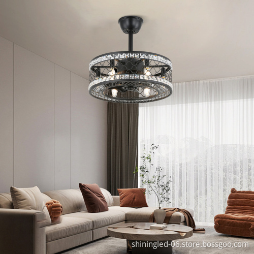 SLYNN Modern 3-Speed Adjustable Ceiling Fan Lights with Remote Control